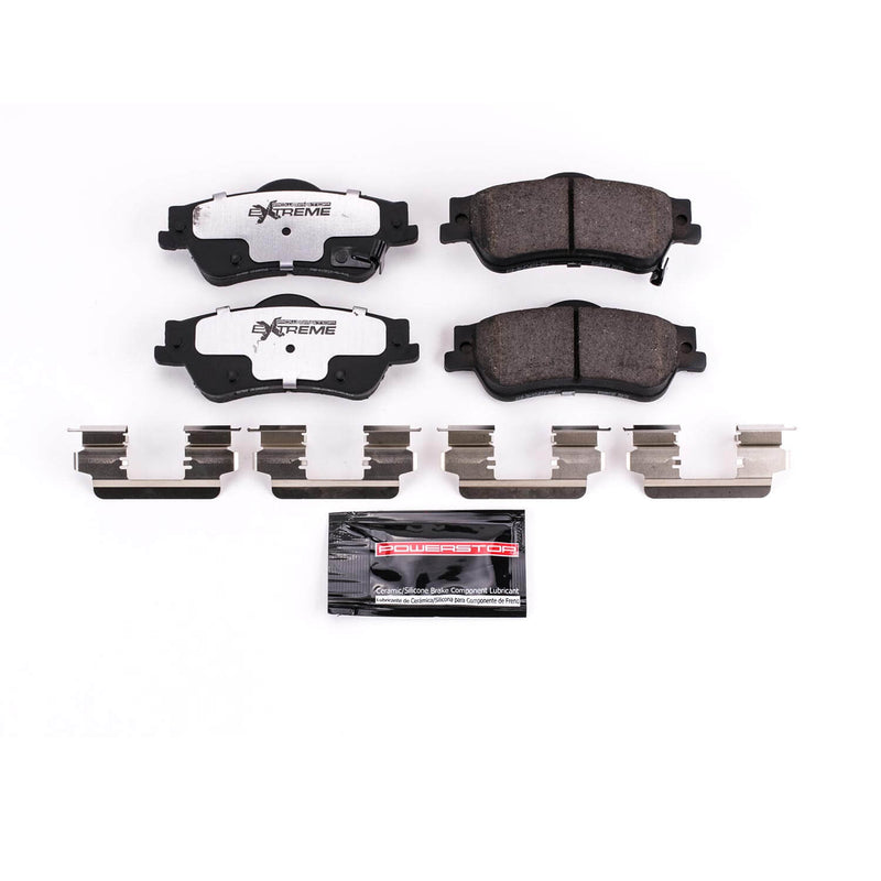 Power Stop Z26-1352 - Z26 Extreme Street Performance Carbon-Fiber/Ceramic Rear Brake Pads vehicle fitment brake part