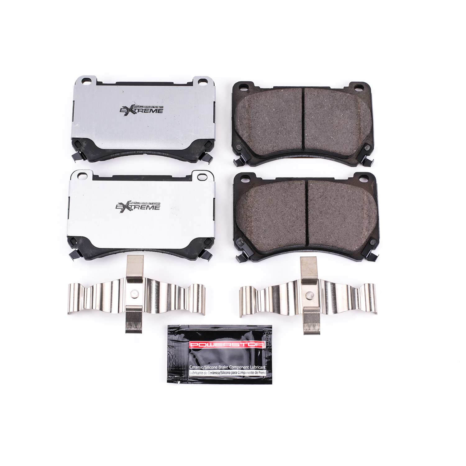 Power Stop Z26-1396 - Z26 Extreme Street Performance Carbon-Fiber/Ceramic Front Brake Pads vehicle fitment brake part