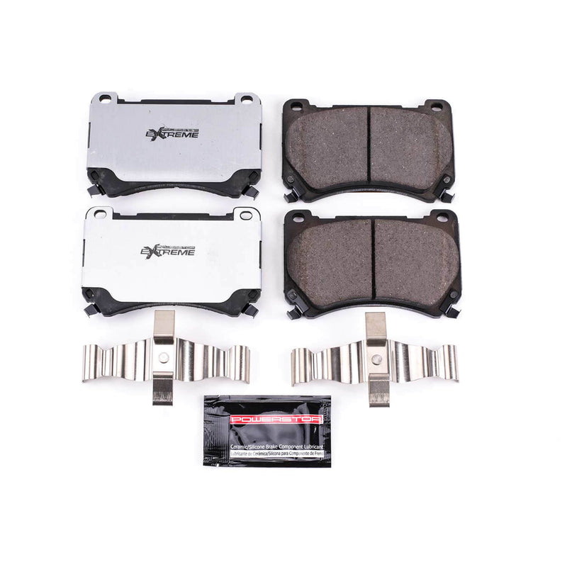 Power Stop Z26-1396 - Z26 Extreme Street Performance Carbon-Fiber/Ceramic Front Brake Pads vehicle fitment brake part