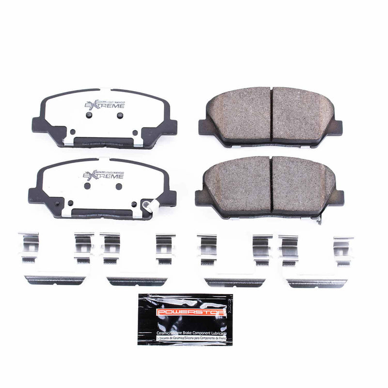 Power Stop Z26-1413 - Z26 Extreme Street Performance Carbon-Fiber/Ceramic Front Brake Pads vehicle fitment brake part