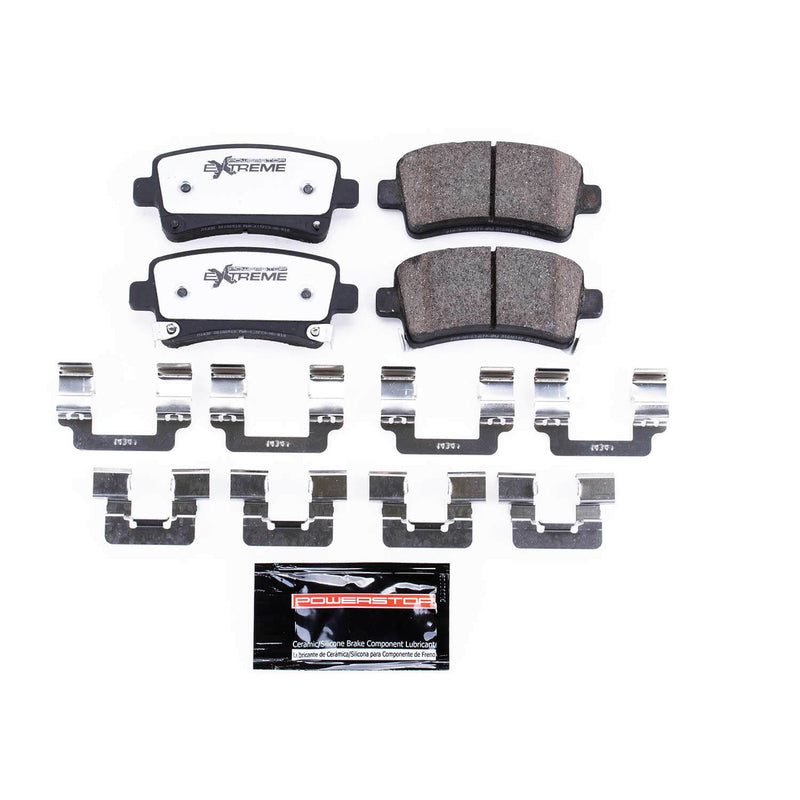 Power Stop Z26-1430 - Z26 Extreme Street Performance Carbon-Fiber/Ceramic Rear Brake Pads vehicle fitment brake part