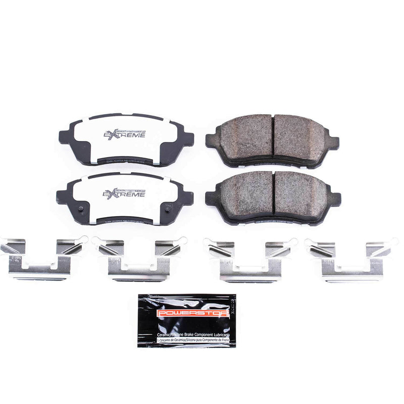 Power Stop Z26-1454 - Z26 Extreme Street Performance Carbon-Fiber/Ceramic Front Brake Pads vehicle fitment brake part