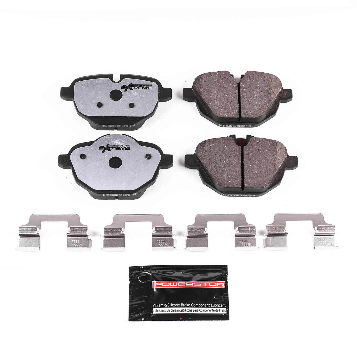 Power Stop Z26-1473 - Z26 Extreme Street Performance Carbon-Fiber/Ceramic Rear Brake Pads vehicle fitment brake part