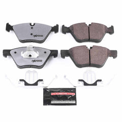 Power Stop Z26-1504 Z26 Extreme Street Performance Carbon-Fiber/Ceramic Front Brake Pads for 2011-2016 BMW 528I Base product image