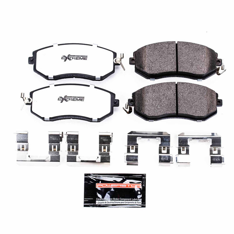Power Stop Z26-1539 - Z26 Extreme Street Performance Carbon-Fiber/Ceramic Front Brake Pads vehicle fitment brake part