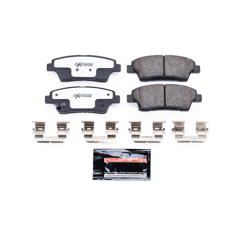 Power Stop Z26-1551 - Z26 Extreme Street Performance Carbon-Fiber/Ceramic Rear Brake Pads vehicle fitment brake part