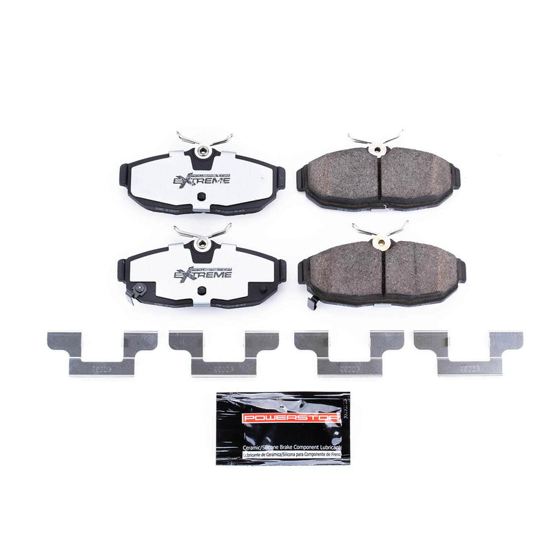 Power Stop Z26-1562 - Z26 Extreme Street Performance Carbon-Fiber/Ceramic Rear Brake Pads vehicle fitment brake part