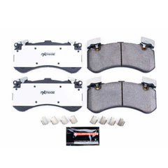 Power Stop Z26-1575 Z26 Extreme Street Performance Carbon-Fiber/Ceramic Front Brake Pads for 2012-2016 Audi A8 Quattro L W12 product image
