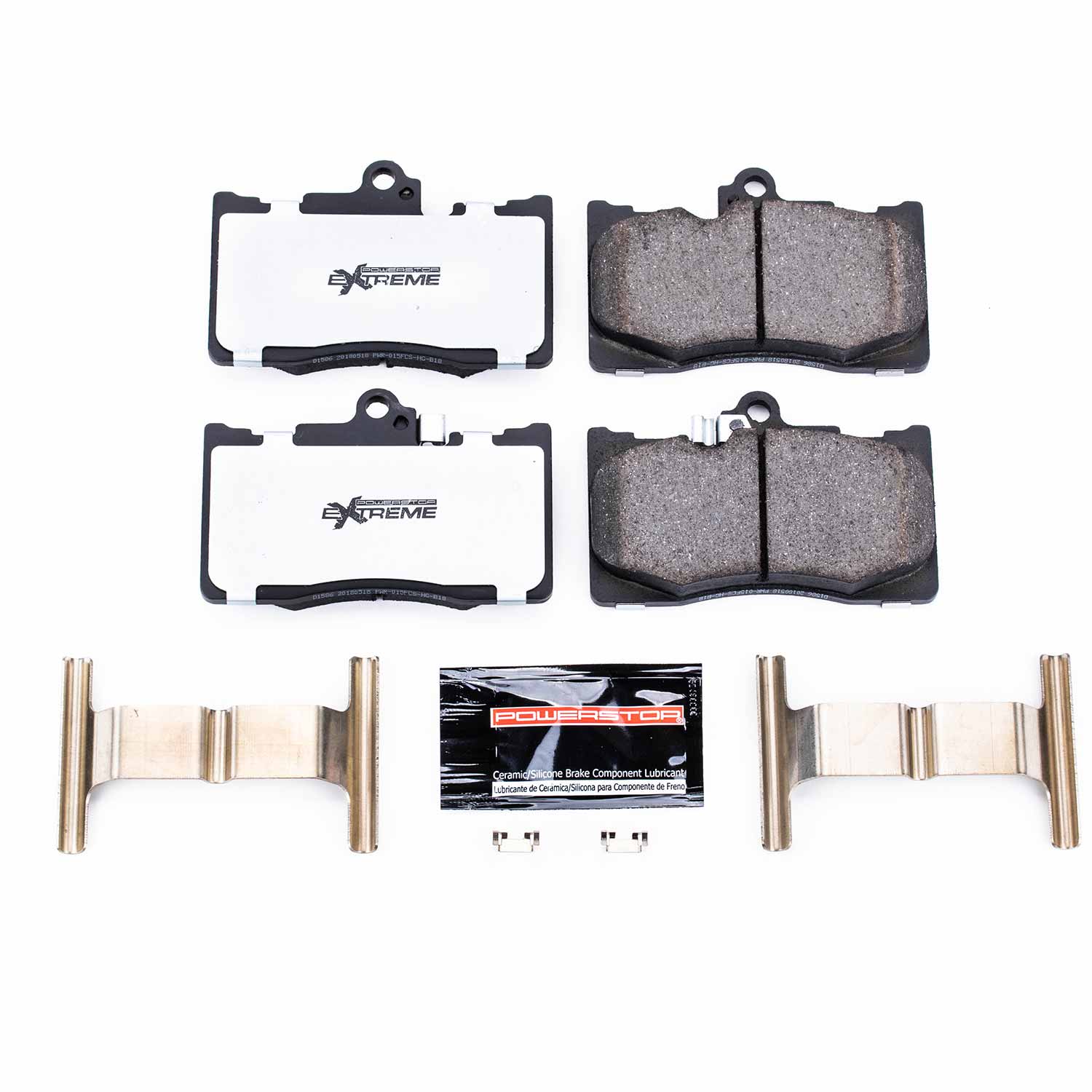 Power Stop Z26-1586 - Z26 Extreme Street Performance Carbon-Fiber/Ceramic Front Brake Pads vehicle fitment brake part