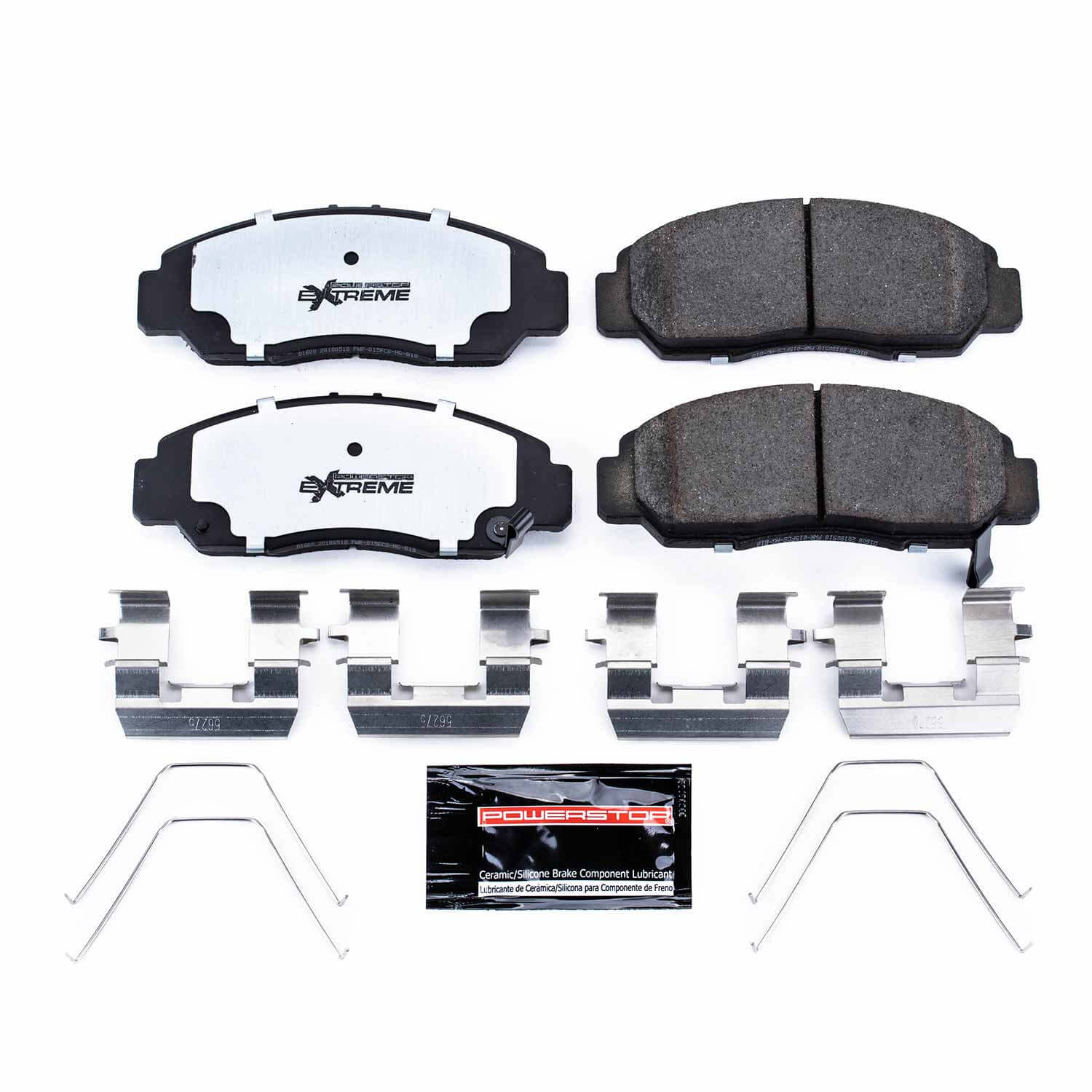 Power Stop Z26-1608 - Z26 Extreme Street Performance Carbon-Fiber/Ceramic Front Brake Pads vehicle fitment brake part