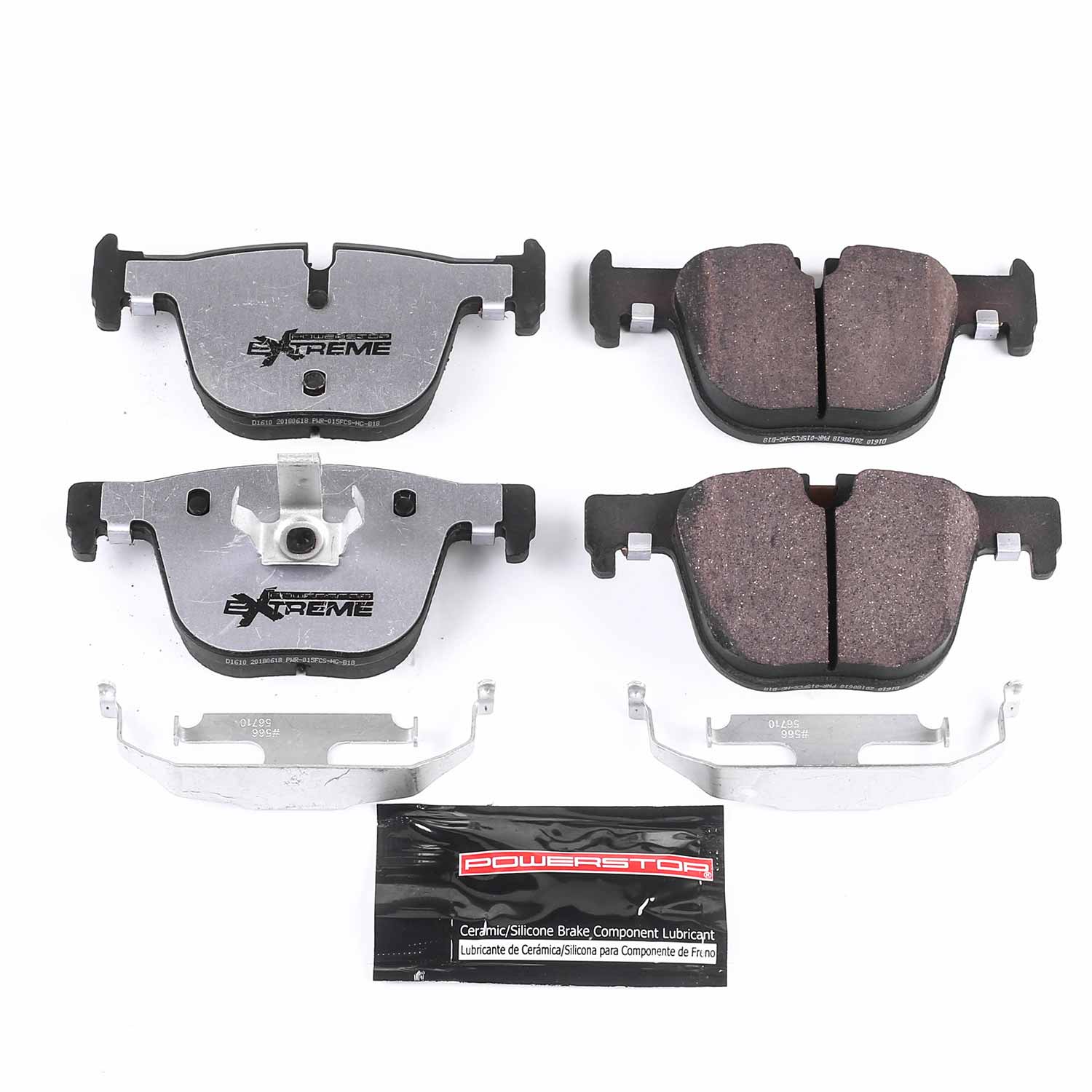 Power Stop Z26-1610 - Z26 Extreme Street Performance Carbon-Fiber/Ceramic Rear Brake Pads vehicle fitment brake part