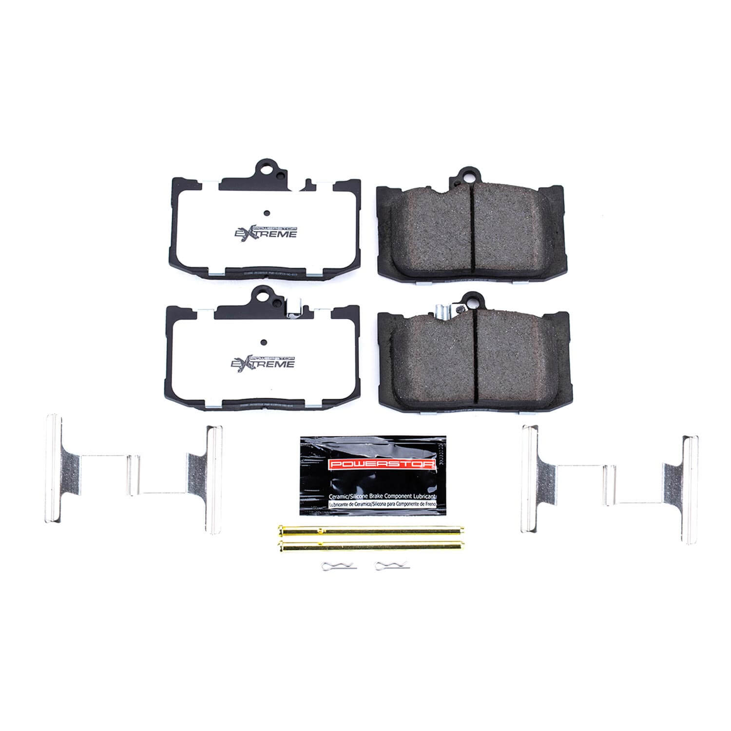 Power Stop Z26-1686 - Z26 Extreme Street Performance Carbon-Fiber/Ceramic Front Brake Pads vehicle fitment brake part