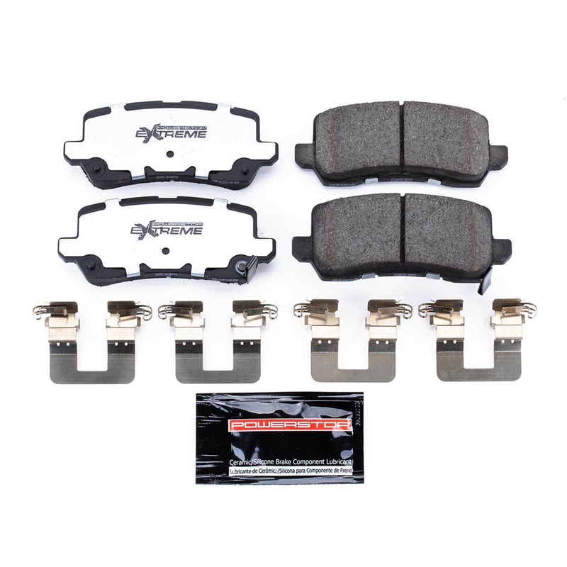 Power Stop Z26-1698 - Z26 Extreme Street Performance Carbon-Fiber/Ceramic Rear Brake Pads vehicle fitment brake part