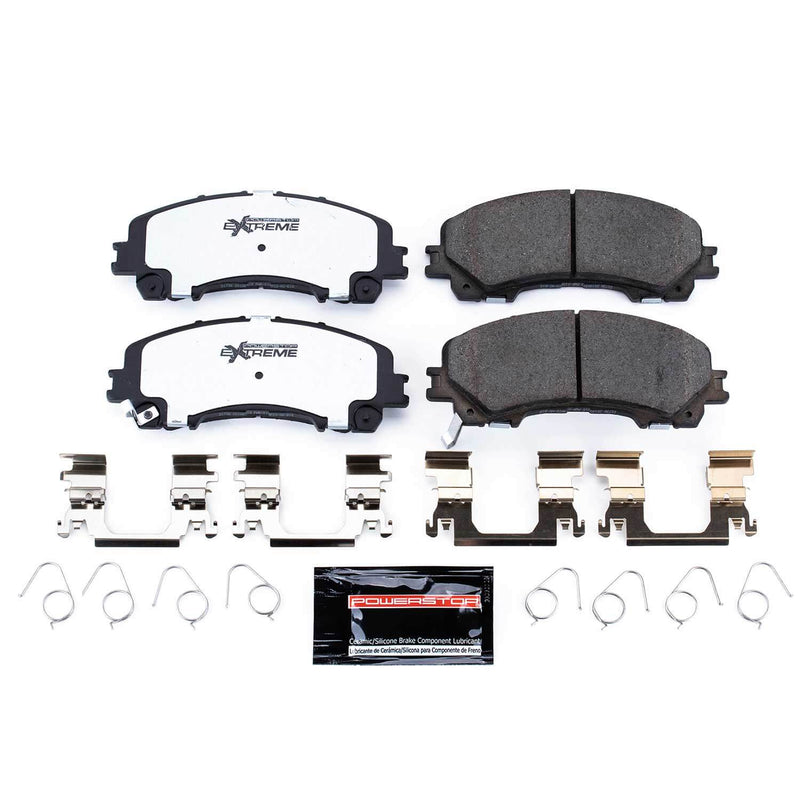 Power Stop Z26-1736 - Z26 Extreme Street Performance Carbon-Fiber/Ceramic Front Brake Pads vehicle fitment brake part