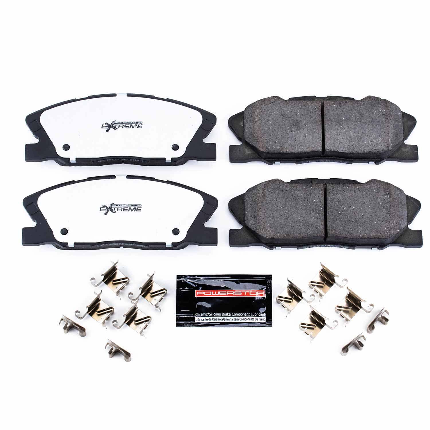 Power Stop Z26-1767 - Z26 Extreme Street Performance Carbon-Fiber/Ceramic Front Brake Pads vehicle fitment brake part