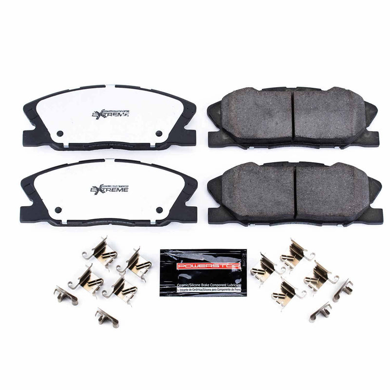 Power Stop Z26-1767 - Z26 Extreme Street Performance Carbon-Fiber/Ceramic Front Brake Pads vehicle fitment brake part
