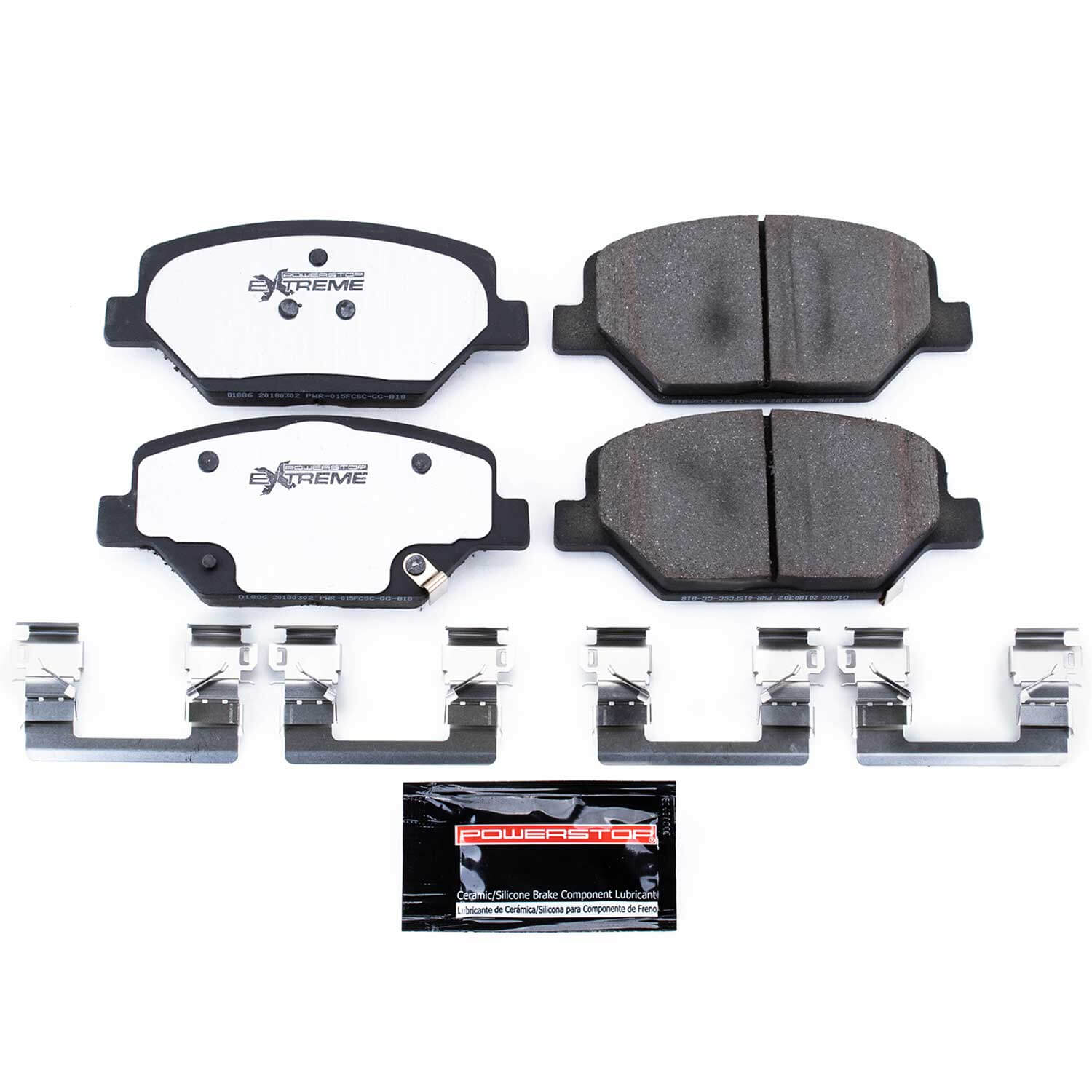 Power Stop Z26-1886 Z26 Extreme Street Performance Carbon-Fiber/Ceramic Front Brake Pads for 2016 Buick Envision Premium product image