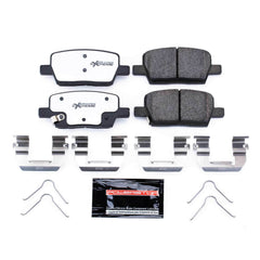 Power Stop Z26-1914 Z26 Extreme Street Performance Carbon-Fiber/Ceramic Rear Brake Pads for 2018 Buick Enclave Avenir, Base, Essence, Premium product image
