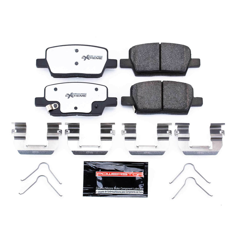 Power Stop Z26-1914 Z26 Extreme Street Performance Carbon-Fiber/Ceramic Rear Brake Pads for 2018 Buick Enclave Avenir, Base, Essence, Premium product image