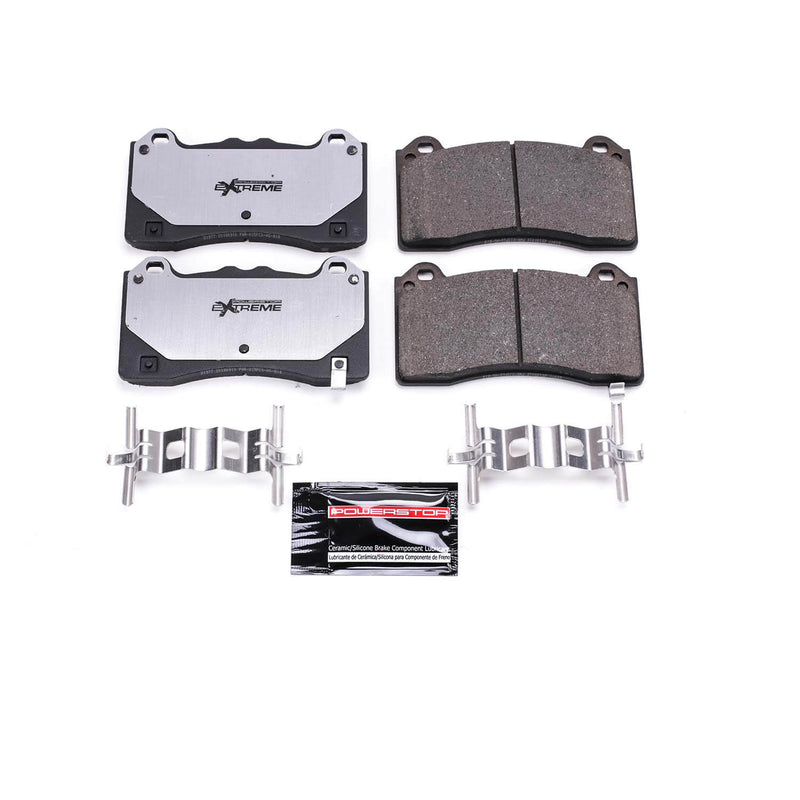 Power Stop Z26-1977 Z26 Extreme Street Performance Carbon-Fiber/Ceramic Front Brake Pads for 2016-2018 Ford Focus RS product image