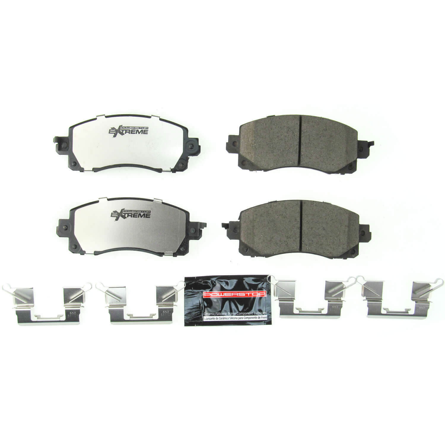 Power Stop Z26-2045 Z26 Extreme Street Performance Carbon Fiber Ceramic Front Brake Pads for 2018 Subaru Crosstrek Base, Limited, Premium product image