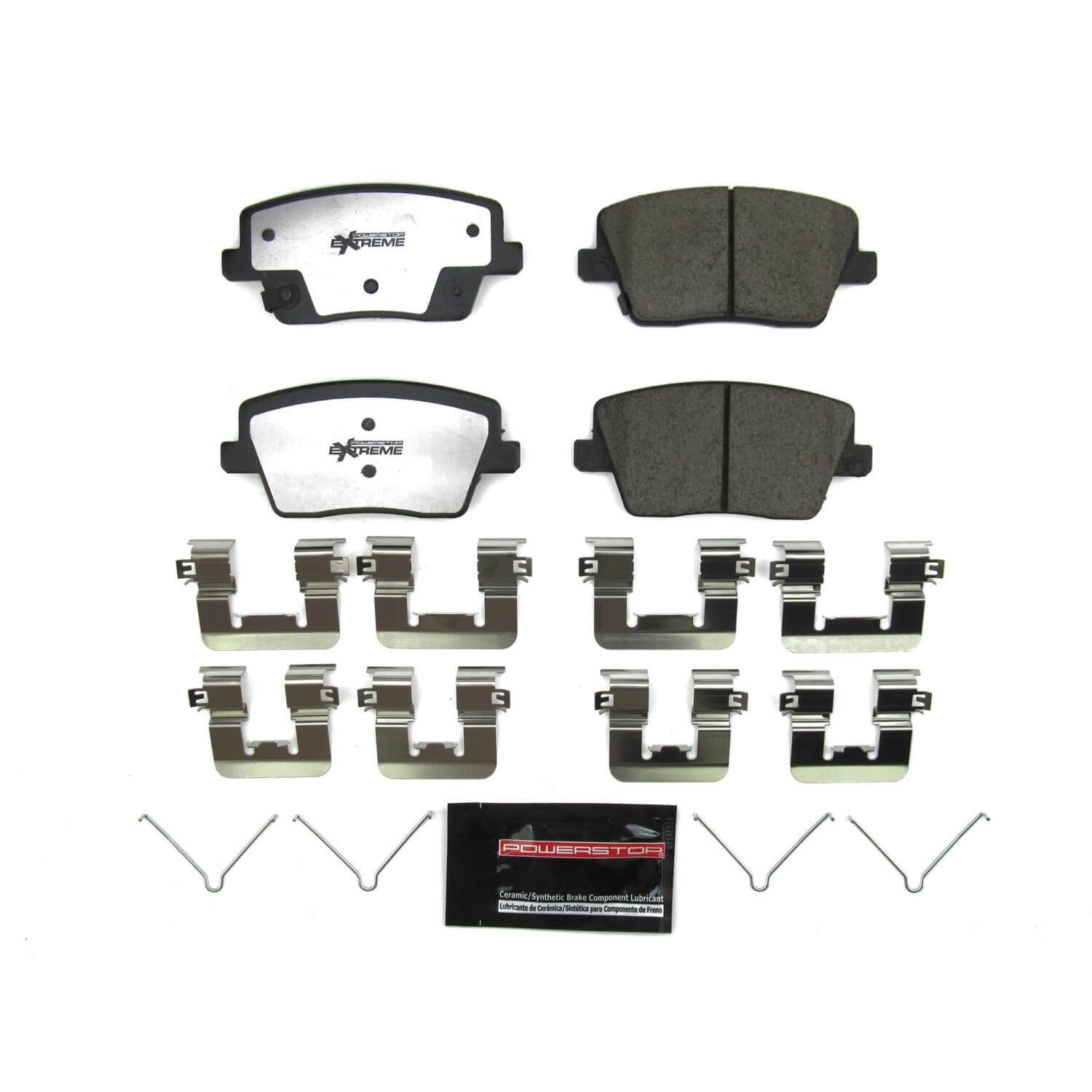 Power Stop Z26-2212 Z26 Extreme Street Performance Carbon Fiber Ceramic Rear Brake Pads for 2019-2022 Hyundai Veloster N Base product image