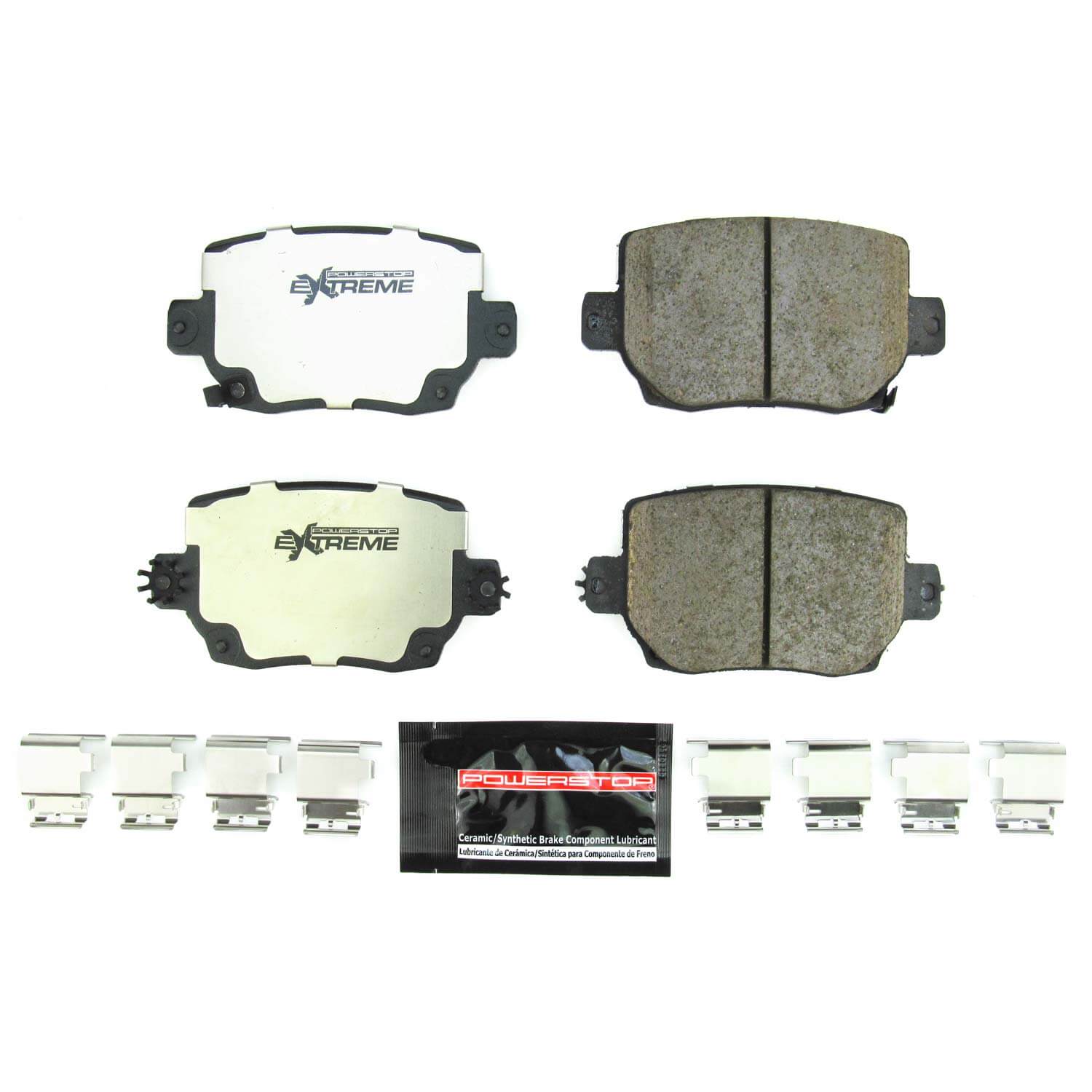 Power Stop Z26-2387 Z26 Extreme Street Performance Carbon Fiber Ceramic Rear Brake Pads for 2018-2021 Tesla Model 3 Performance product image