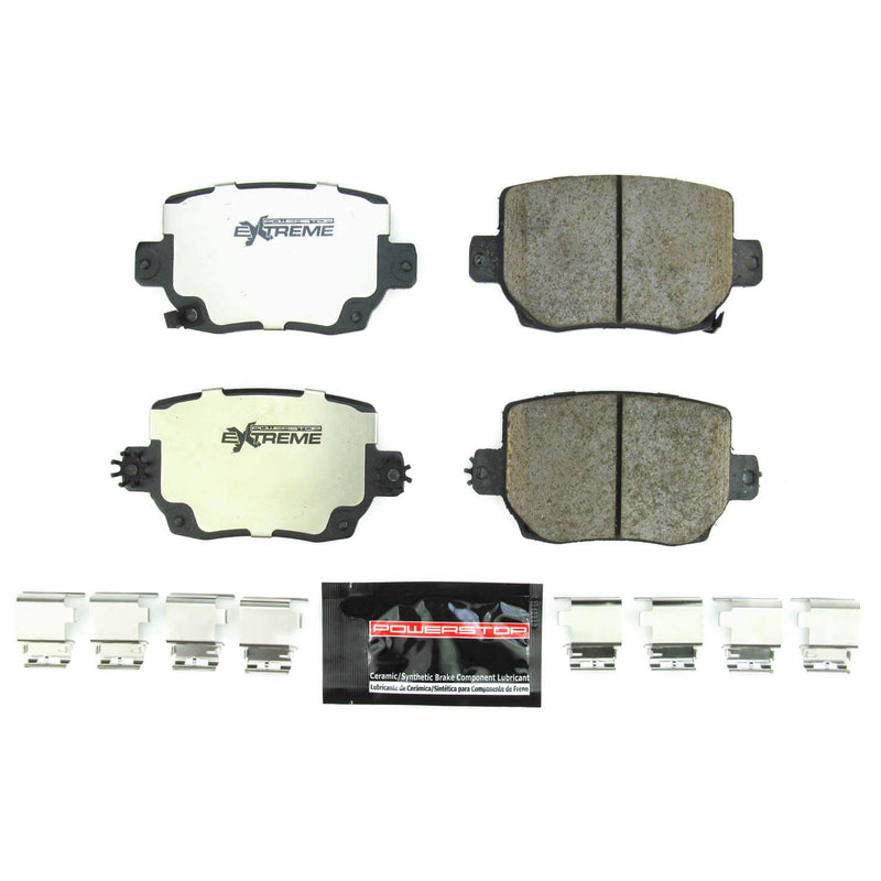 Power Stop Z26-2387 Z26 Extreme Street Performance Carbon Fiber Ceramic Rear Brake Pads for 2018-2021 Tesla Model 3 Performance product image