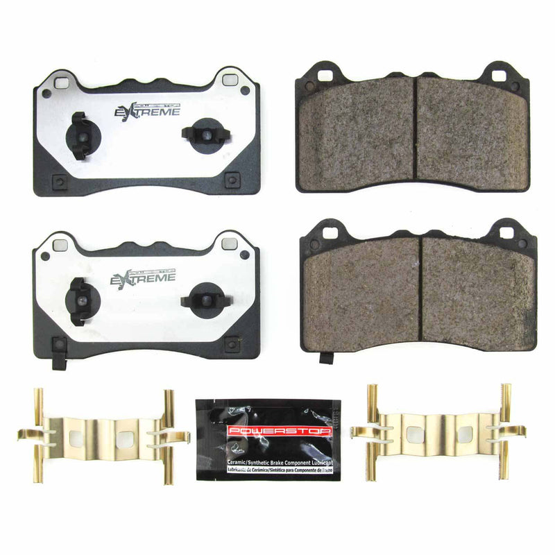 Power Stop Z26-2390 Z26 Extreme Street Performance Front Brake Pads for 2021 Ford Mustang Mache California Route 1, First Edition, GT, Premium, Select product image