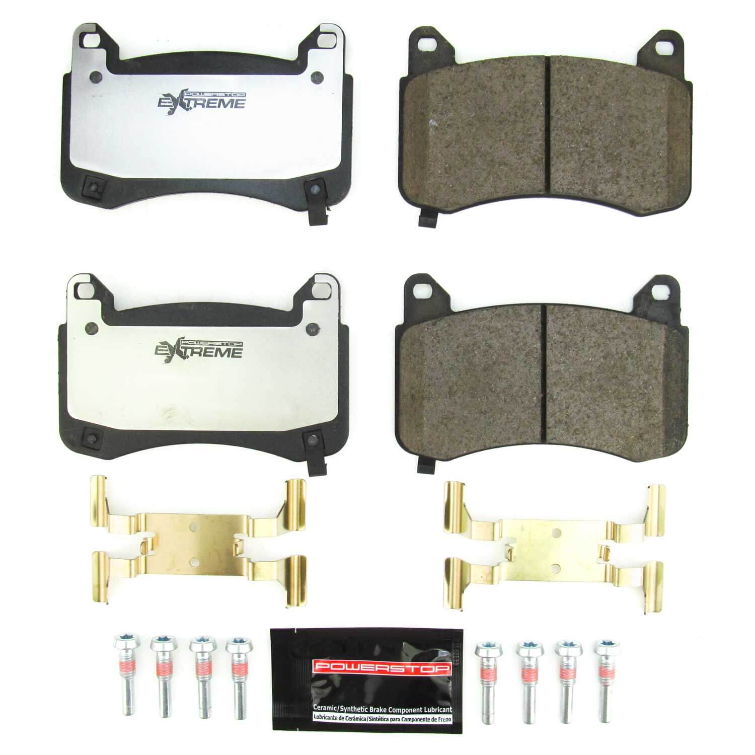 Power Stop Z26-2399 Z26 Extreme Street Performance Front Brake Pads for 2018-2021 Tesla Model 3 Performance product image
