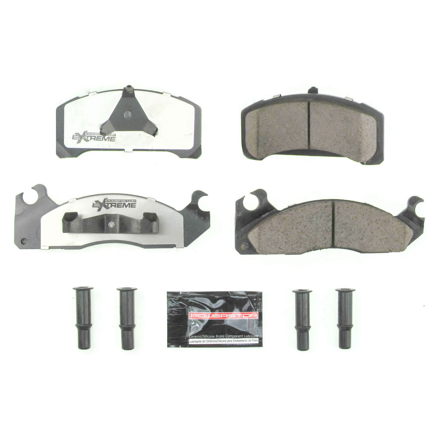 Power Stop Z26-310 Z26 Extreme Street Performance Carbon Fiber Ceramic Front Break Pads for 1983 Ford Fairmont Futura, S product image