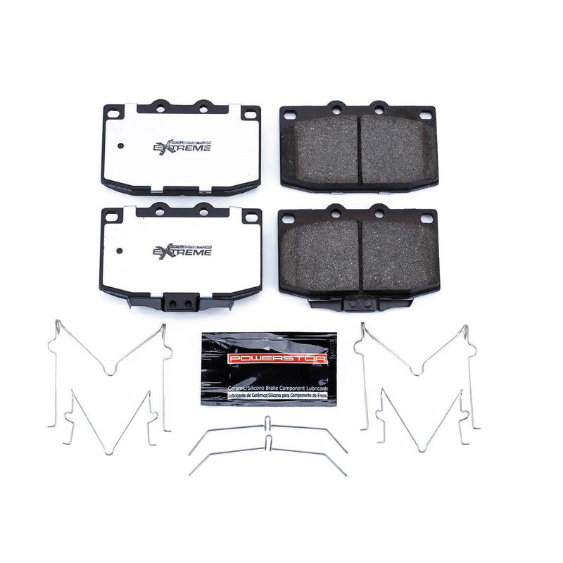 Power Stop Z26-331 - Z26 Extreme Street Performance Carbon-Fiber/Ceramic Front Brake Pads vehicle fitment brake part