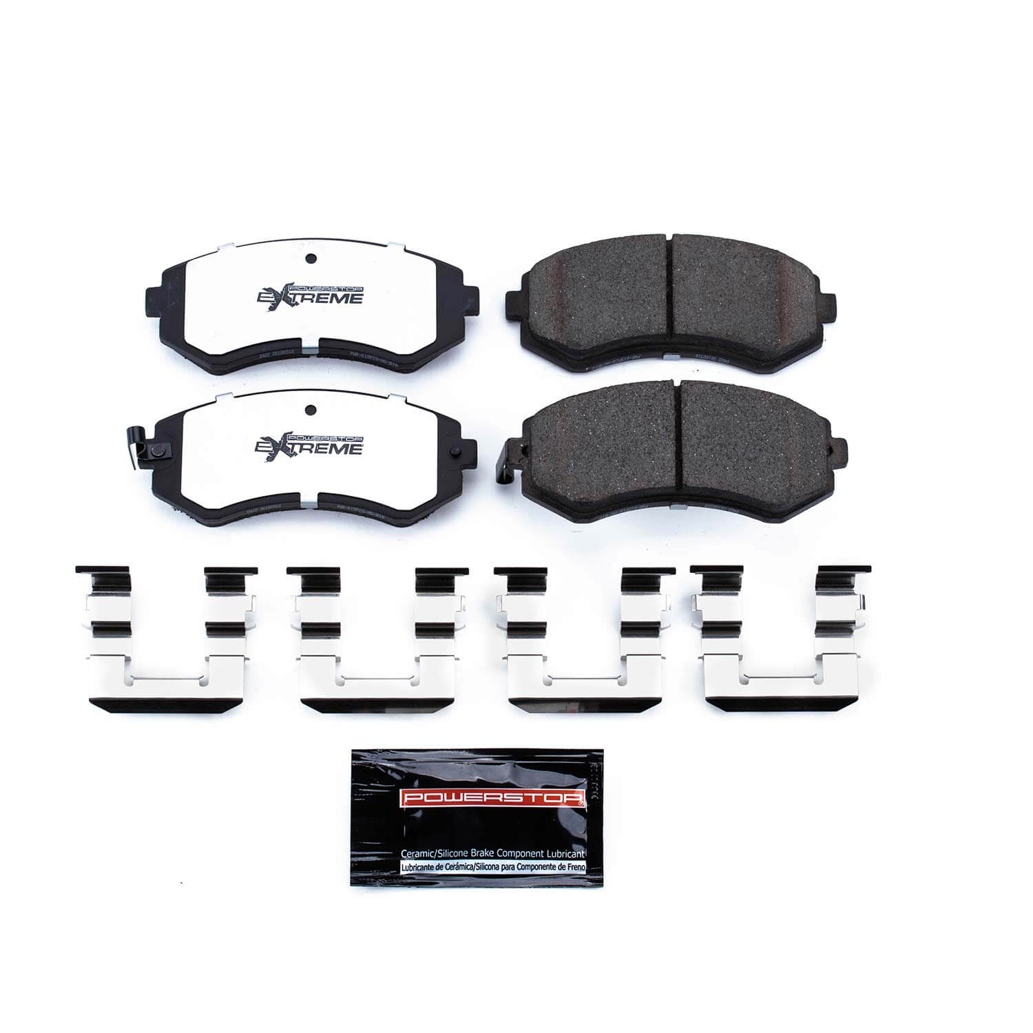 Power Stop Z26-422 - Z26 Extreme Street Performance Carbon-Fiber/Ceramic Front Brake Pads vehicle fitment brake part