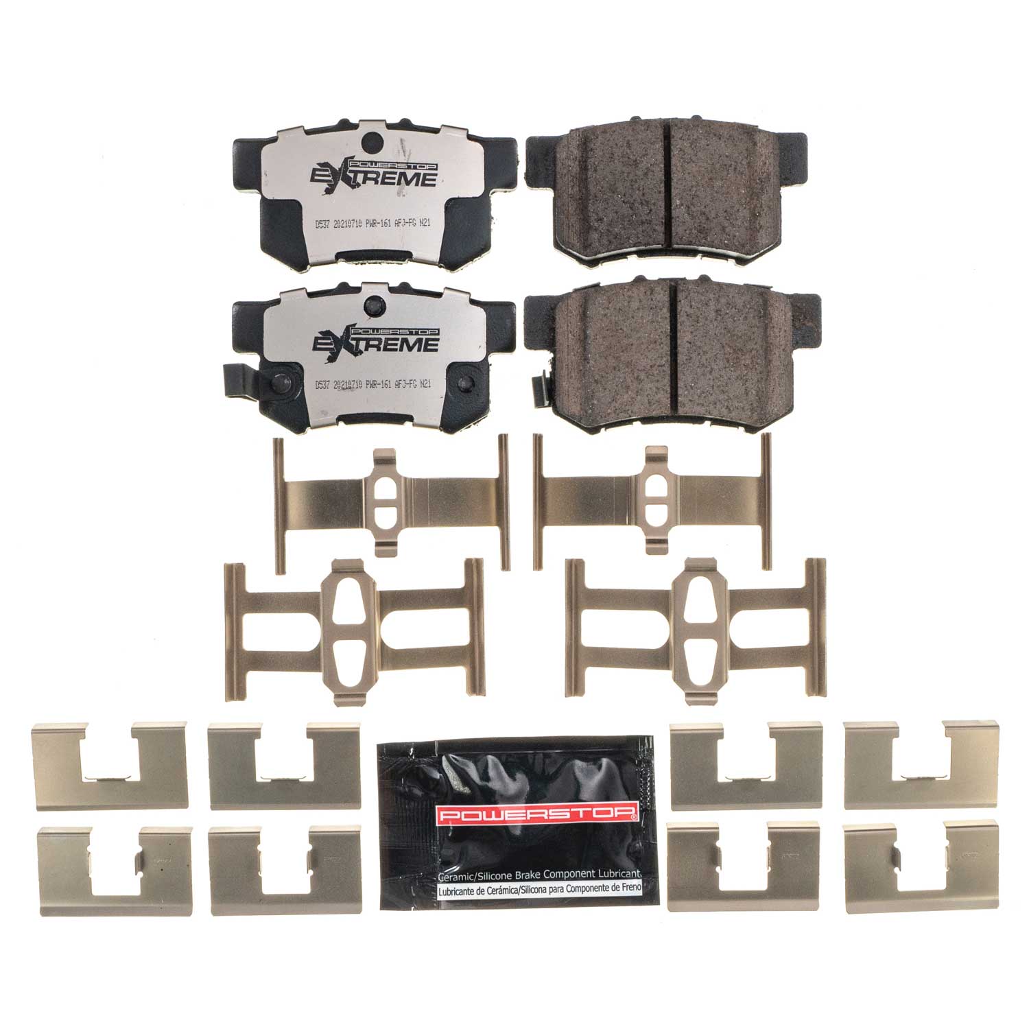 Power Stop Z26-537 - Z26 Extreme Performance Carbon-Ceramic Brake Pads (Rear) vehicle fitment brake part