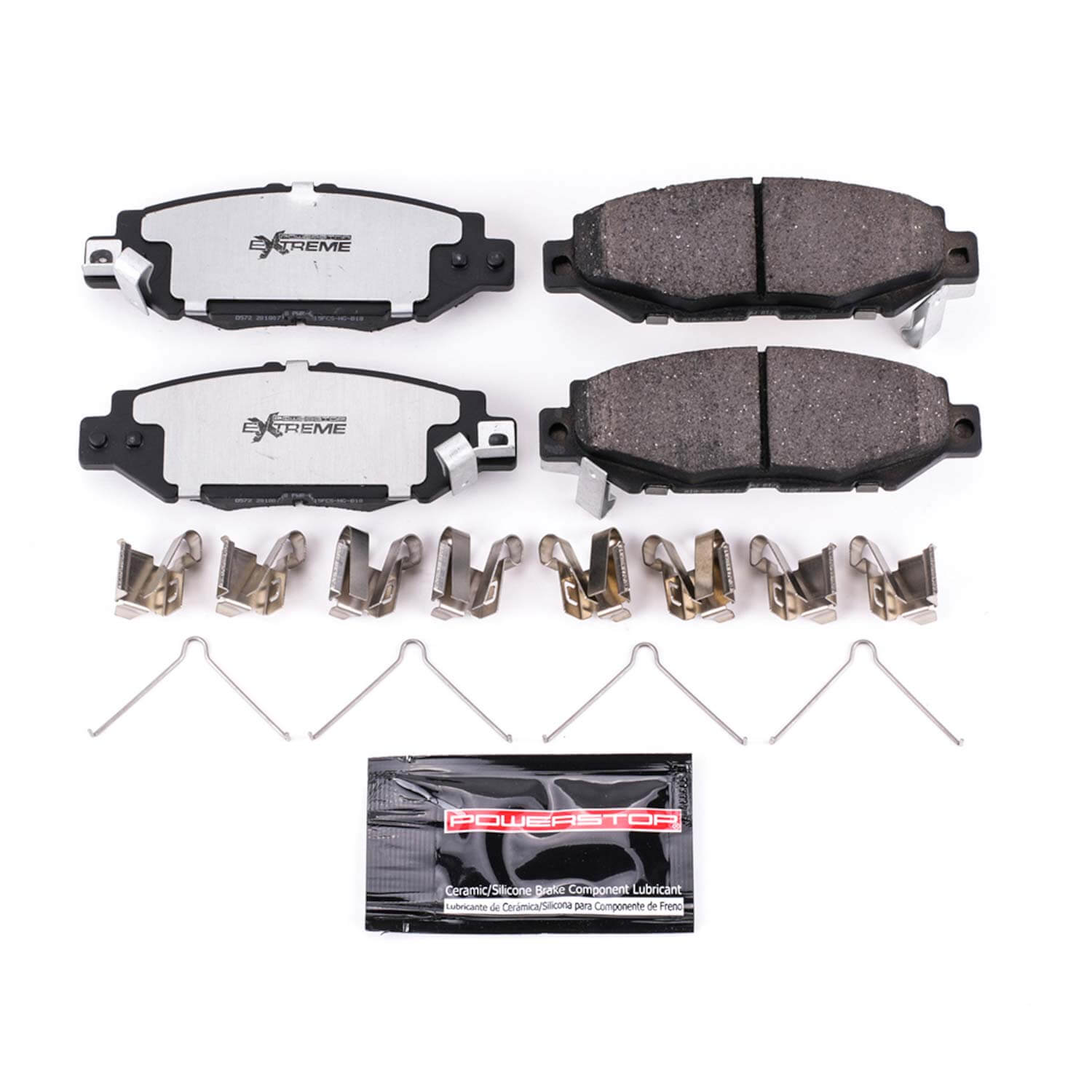 Power Stop Z26-572 Z26 Extreme Street Performance Carbon-Fiber/Ceramic Rear Brake Pads for 1993-1997 Lexus GS300 Base product image