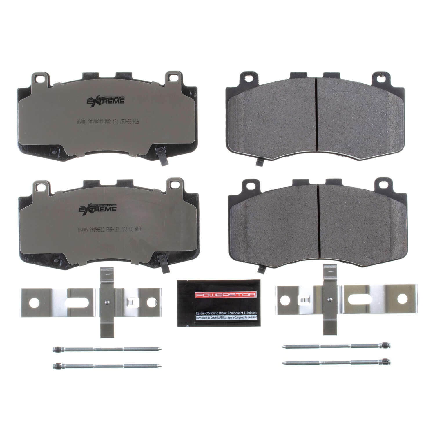 Power Stop Z26-6006 Z26 Extreme Street Performance Carbon Fiber Ceramic Front Brake Pads for 2021 Dodge Durango SRT Hellcat product image