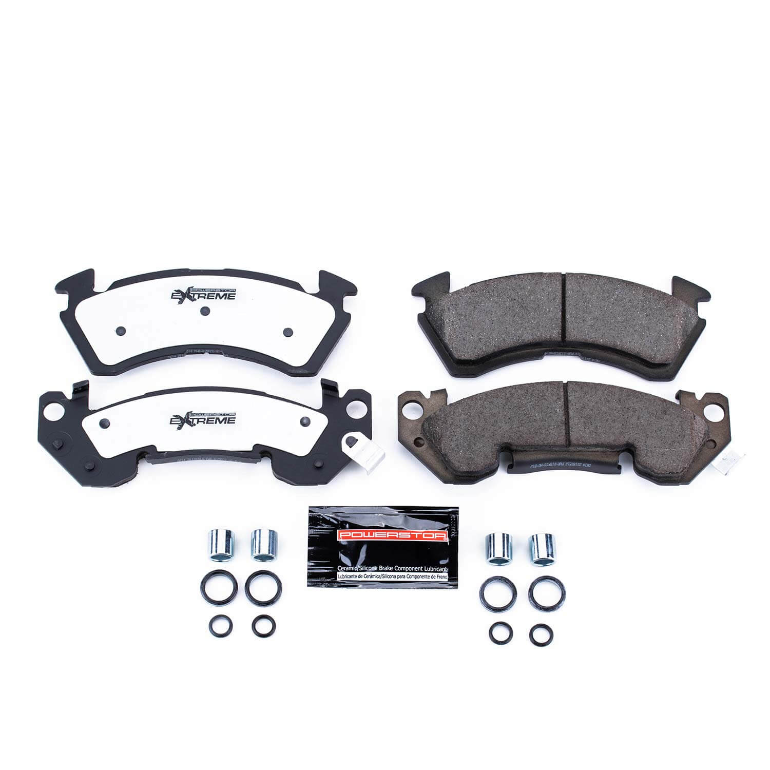 Power Stop Z26-614 - Z26 Extreme Street Performance Carbon-Fiber/Ceramic Front Brake Pads vehicle fitment brake part