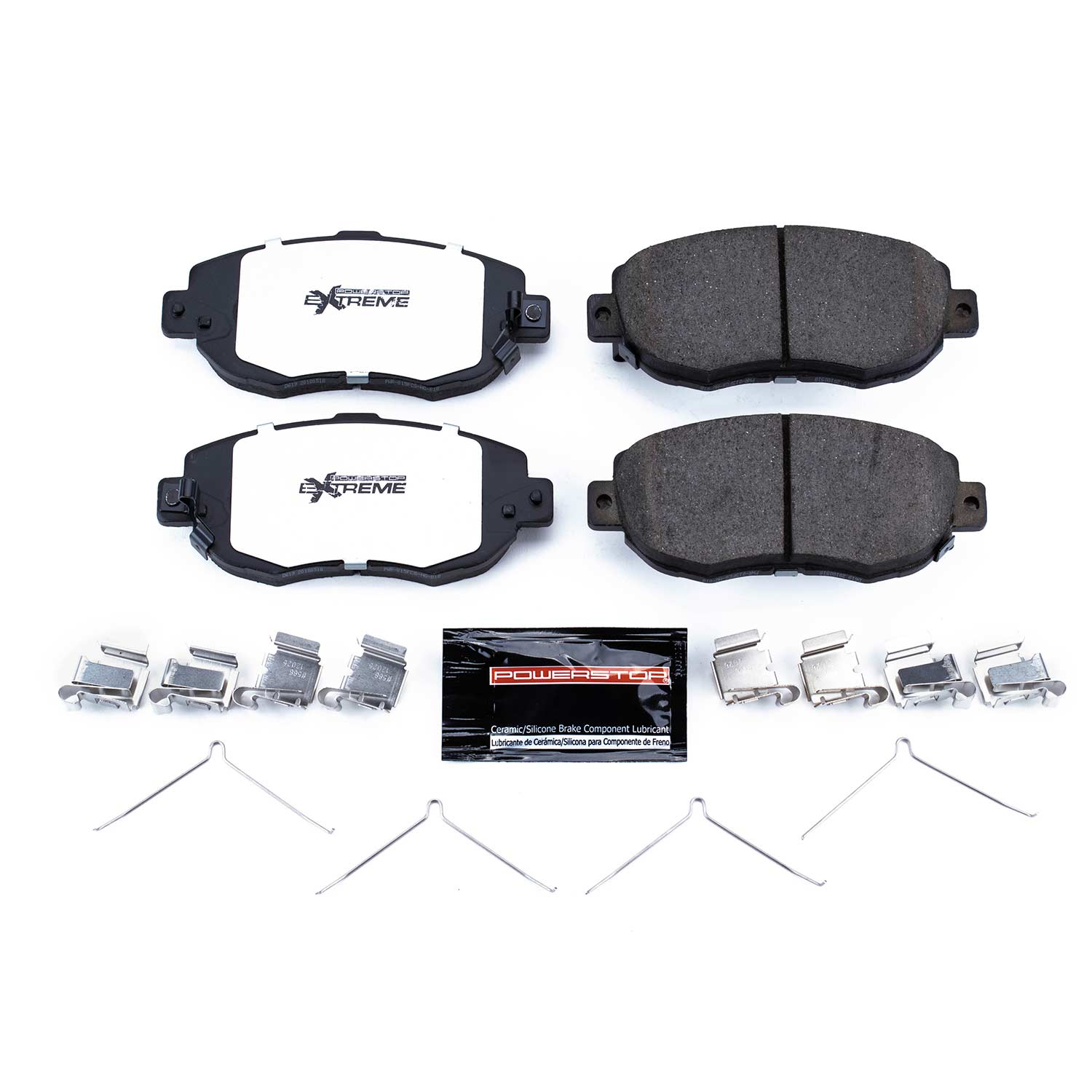 Power Stop Z26-619 - Z26 Extreme Street Performance Carbon-Fiber/Ceramic Front Brake Pads vehicle fitment brake part