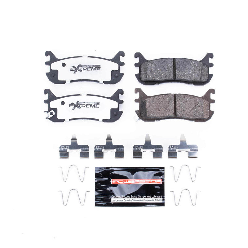 Power Stop Z26-636 - Z26 Extreme Performance Carbon-Ceramic Brake Pads (Rear) vehicle fitment brake part