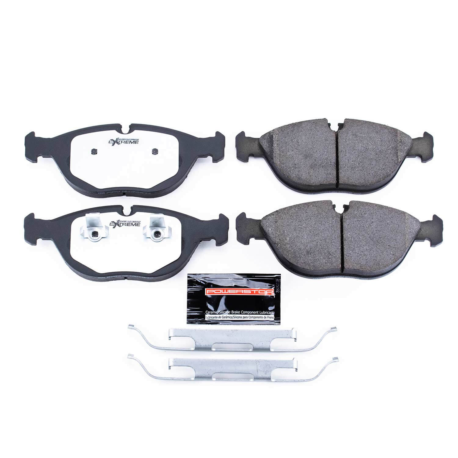 Power Stop Z26-682 Z26 Extreme Street Performance Carbon-Fiber/Ceramic Front Brake Pads for 2004-2005 Audi Tt Quattro Base product image