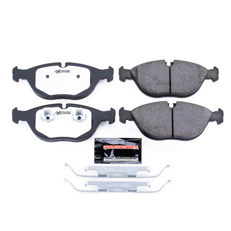 Power Stop Z26-682 Z26 Extreme Street Performance Carbon-Fiber/Ceramic Front Brake Pads for 2004-2005 Audi Tt Quattro Base product image