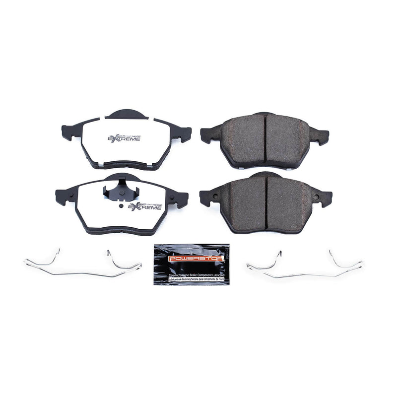 Power Stop Z26-687 - Z26 Extreme Street Performance Carbon-Fiber/Ceramic Front Brake Pads vehicle fitment brake part