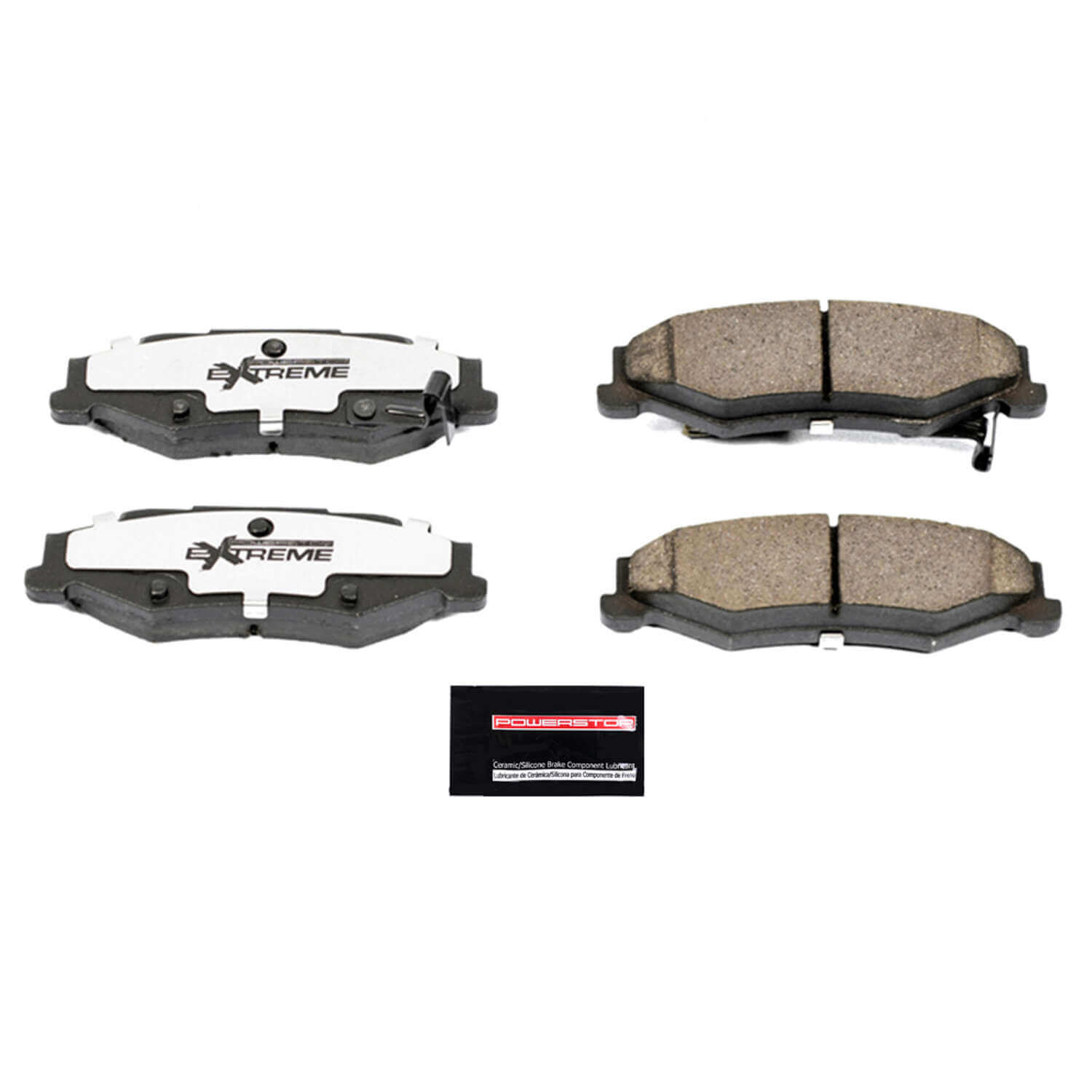 Power Stop Z26-732 - Z26 Extreme Performance Carbon-Ceramic Brake Pads (Rear) - For Use With Ceramic Brakes vehicle fitment brake part