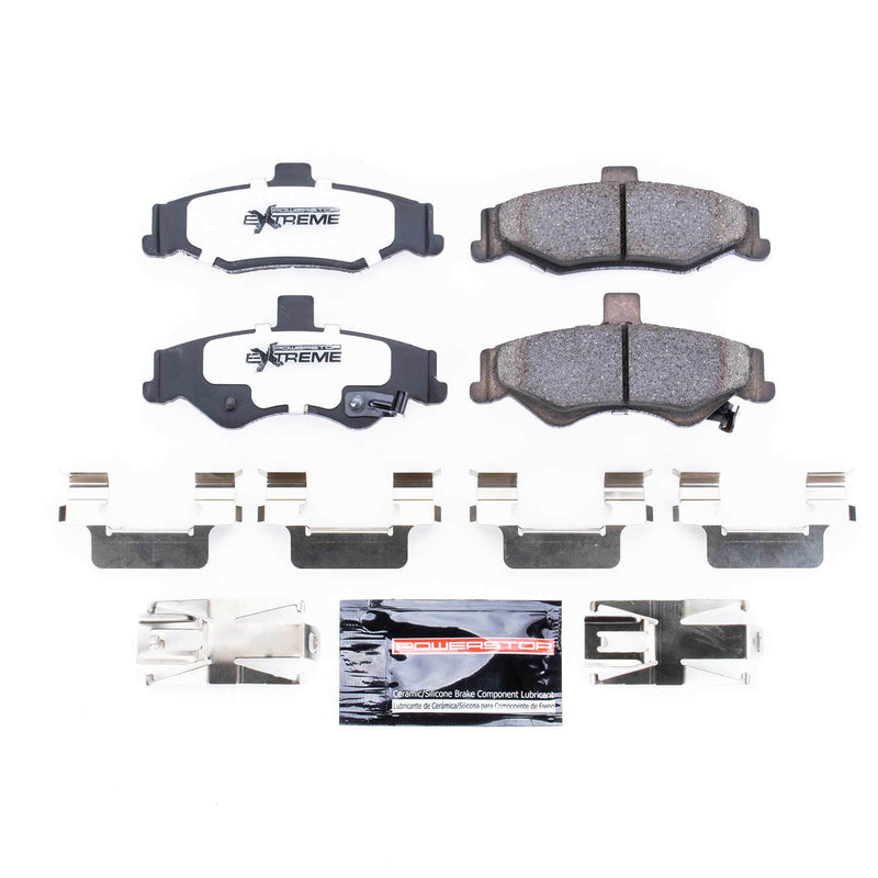 Power Stop Z26-750 - Z26 Extreme Performance Carbon-Ceramic Brake Pads (Rear) vehicle fitment brake part