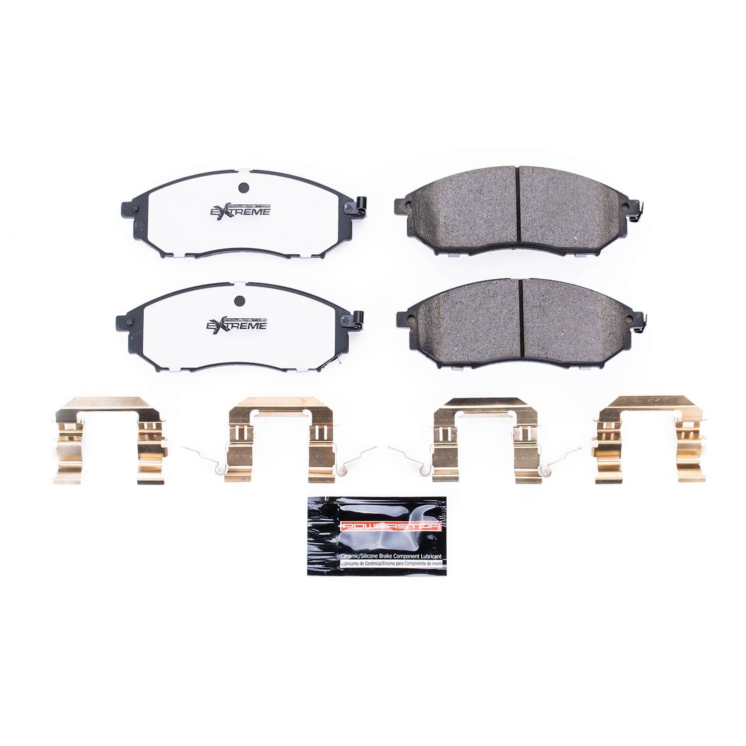 Power Stop Z26-888 - Z26 Extreme Performance Carbon-Ceramic Brake Pads (Front) vehicle fitment brake part