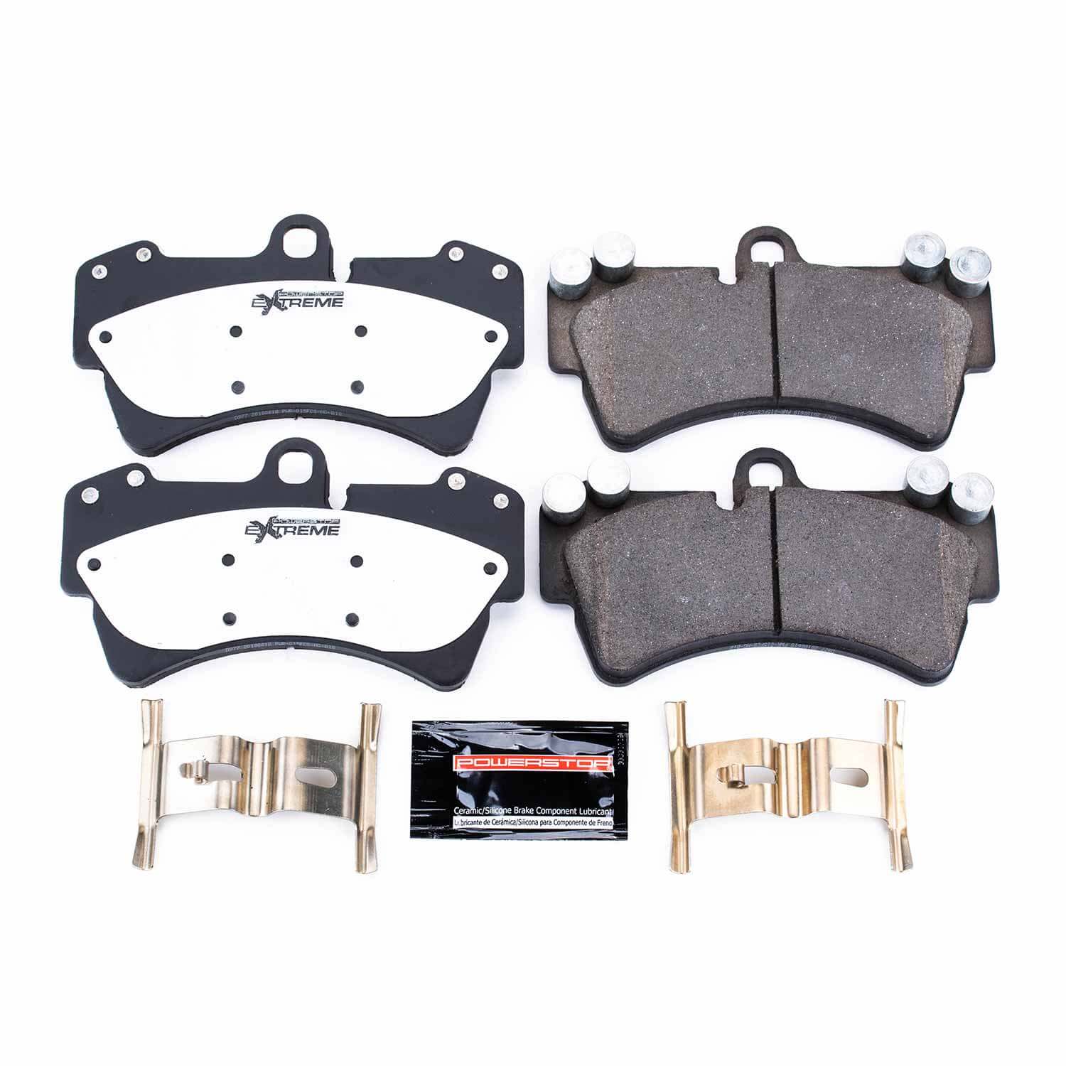 Power Stop Z26-977 Z26 Extreme Street Performance Carbon-Fiber/Ceramic Front Brake Pads for 2007-2008 Audi Q7 Base, Premium product image