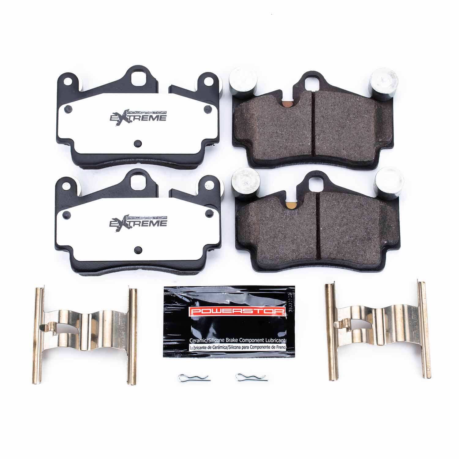 Power Stop Z26-978 - Z26 Extreme Street Performance Carbon-Fiber/Ceramic Rear Brake Pads vehicle fitment brake part
