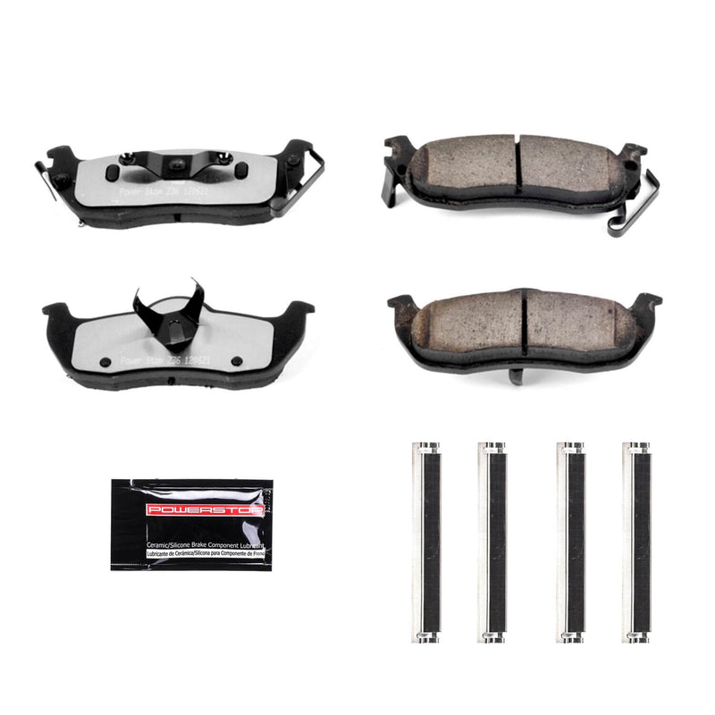 Power Stop Z36-1041 - Z36 Truck And Tow Brake Pads (Rear) vehicle fitment brake part