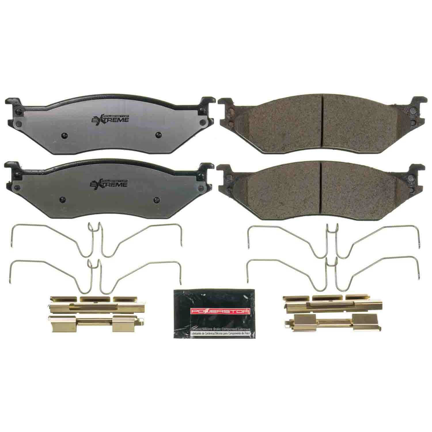 Power Stop Z36-1066 - Z36 Truck And Tow Brake Pads (Rear) vehicle fitment brake part