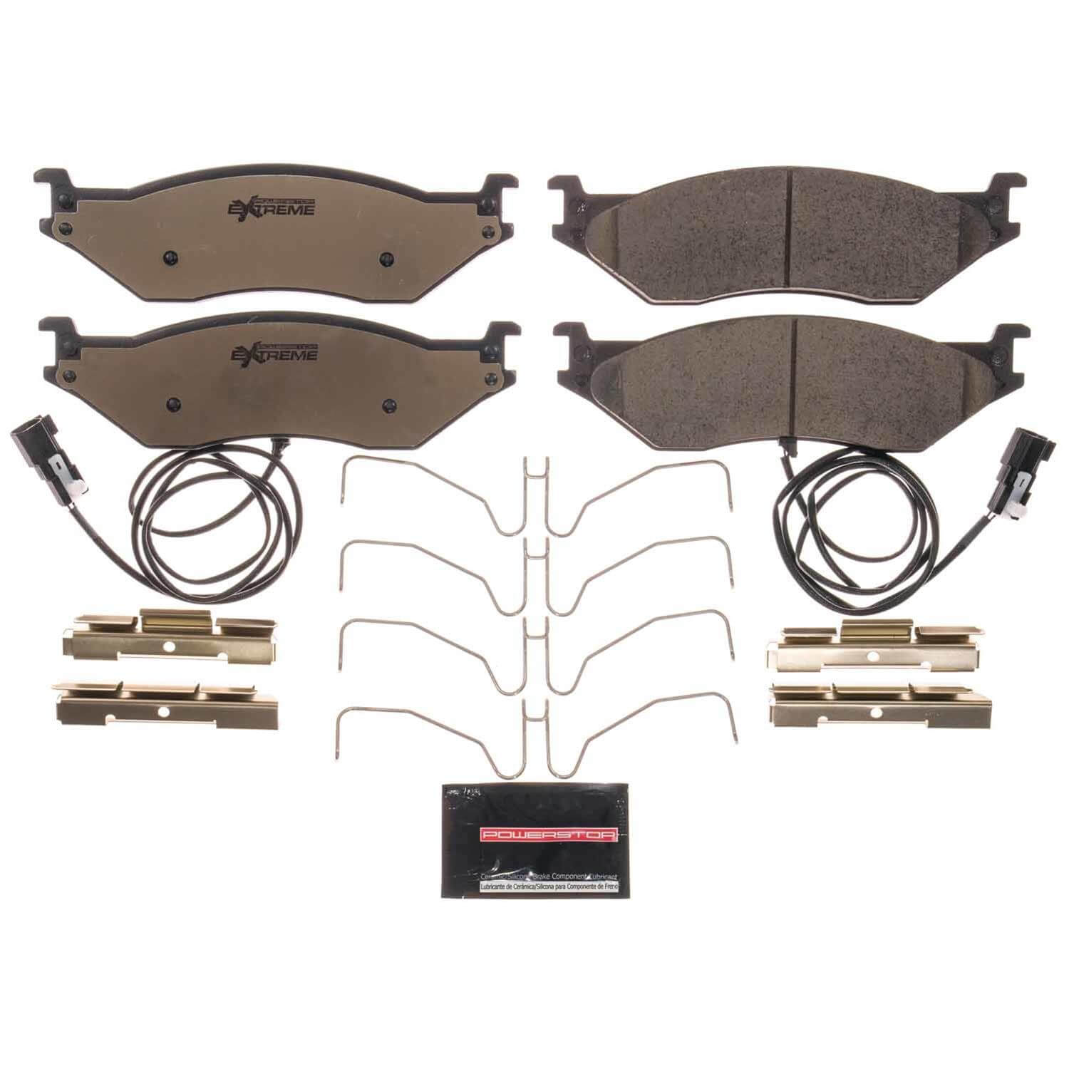 Power Stop Z36-1066B - Z36 Truck And Tow Carbon-Fiber Ceramic Front Brake Pads vehicle fitment brake part